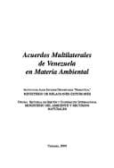 Tapa de Acuerdos multilaterales de Venezuela en materia ambiental