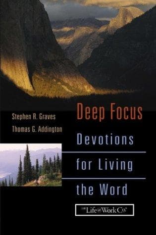 Tapa de Deep focus : devotions for living the Word