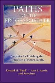 Tapa de Paths to the professoriate