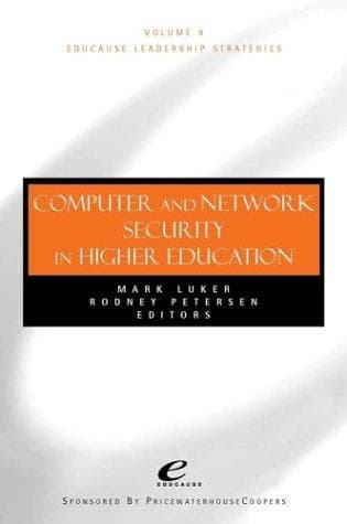 Tapa de Computer and network security in higher education