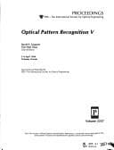 Tapa de Optical pattern recognition V