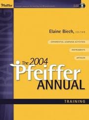 Tapa de The 2004 Pfeiffer Annual: Training (JB 2004 Annuals: Training)