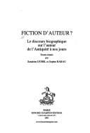 Tapa de Fiction d'auteur ?