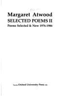 Tapa de Selected Poems II