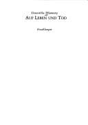 Tapa de Auf Leben und Tod