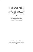 Tapa de Gissing, a life in books