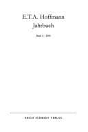 Tapa de E.T.A. Hoffmann Jahrbuch