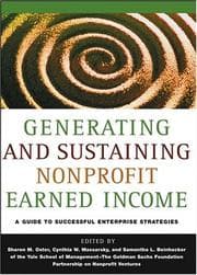 Tapa de Generating and sustaining nonprofit earned income