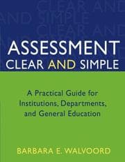 Tapa de Assessment clear and simple