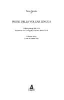 Tapa de Prose della volgar lingua