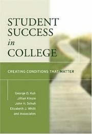 Tapa de Student Success in College