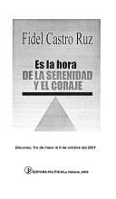 Tapa de Es la hora de la serenidad y el coraje