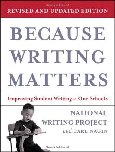 Tapa de Because writing matters