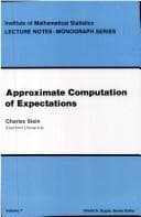Tapa de Approximate computation of expections