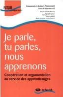Tapa de Je parle, tu parles, nous apprenons