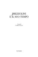 Tapa de Prezzolini e il suo tempo