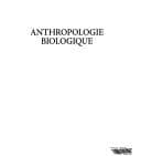 Tapa de Anthropologie biologique