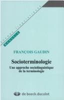 Tapa de Socioterminologie