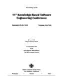 Tapa de Proceedings of the 11th Knowledge-Based Software Engineering Conference