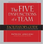 Tapa de The Five Dysfunctions of a Team, Facilitator's Guide