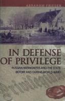 Tapa de In Defense of Privilege