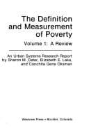 Tapa de The Definition and measurement of poverty