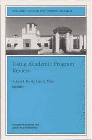 Tapa de Using Academic Program Review