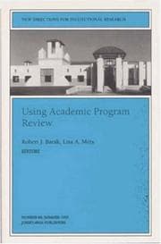 Tapa de Using academic program review