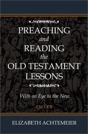 Tapa de Preaching and Reading the Old Testament Lessons