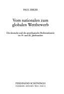Tapa de Vom nationalen zum globalen Wettbewerb