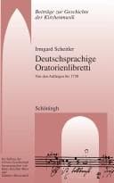Tapa de Deutschsprachige Oratorienlibretti