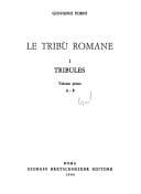 Tapa de Le tribù romane