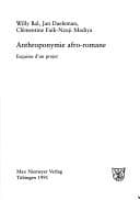 Tapa de Anthroponymie afro-romaine