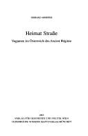 Tapa de Heimat Strasse: Vaganten im  Osterreich des Ancien Regime