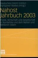 Tapa de Nahost Jahrbuch 2003
