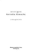 Tapa de Korrekte Anmache