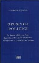 Tapa de Opuscoli politici