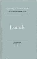 Tapa de Journals