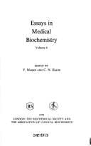 Tapa de Essays in medical biochemistry