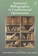 Tapa de Annotated Bibliographies in Combinatorial Optimization