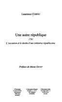 Tapa de Une autre république