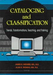 Tapa de Cataloging and classification