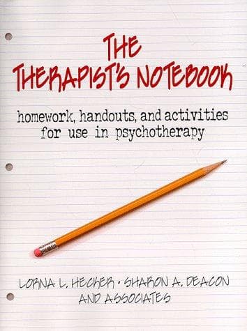 Tapa de The therapist's notebook