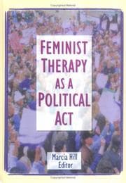 Tapa de Feminist therapy as a political act