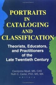 Tapa de Portraits in cataloging and classification