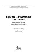 Tapa de Rodzina, prywatność, intymność