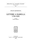 Tapa de Lettere a Isabella (1784-1828)