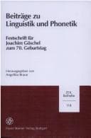 Tapa de Beiträge zu Linguistik und Phonetik