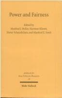 Tapa de Jahrbuch Fur Neue Politische Okonomie: Power and Fairness (German Edition)