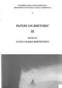 Tapa de Papers on Rhetoric